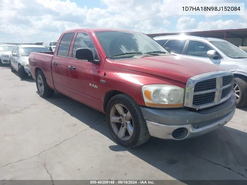 1D7HA18N98J152084 2008 Dodge Ram 1500 Slt