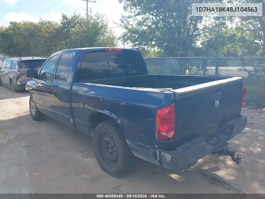 1D7HA18K48J104563 2008 Dodge Ram 1500 St