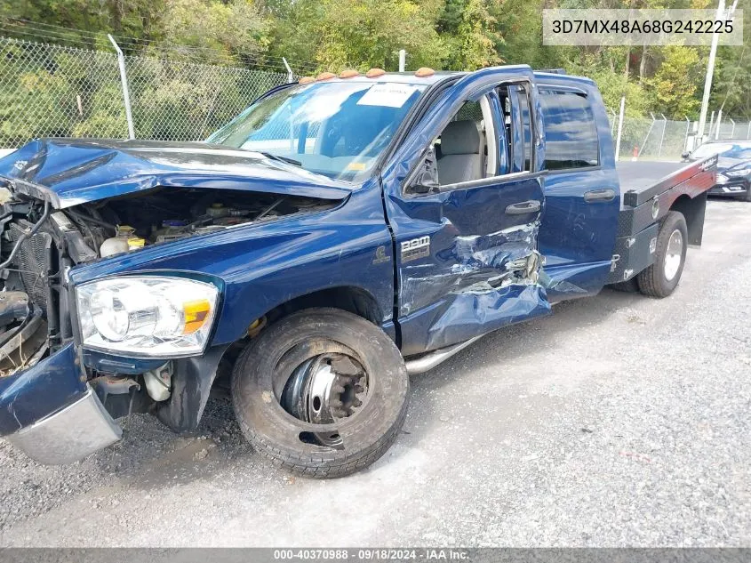 2008 Dodge Ram 3500 Slt VIN: 3D7MX48A68G242225 Lot: 40370988