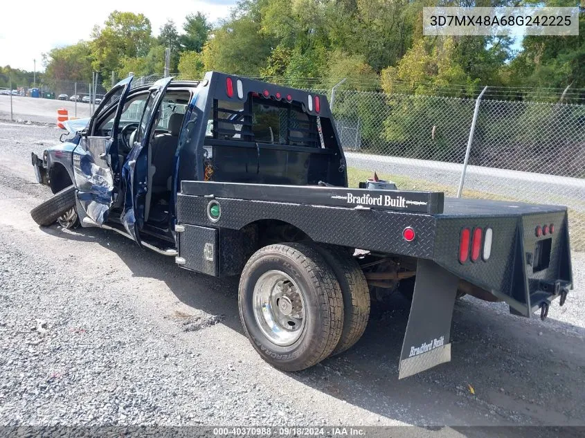 2008 Dodge Ram 3500 Slt VIN: 3D7MX48A68G242225 Lot: 40370988