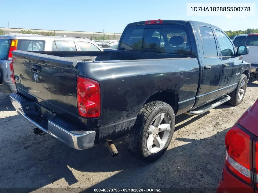 1D7HA18288S500778 2008 Dodge Ram 1500 Slt