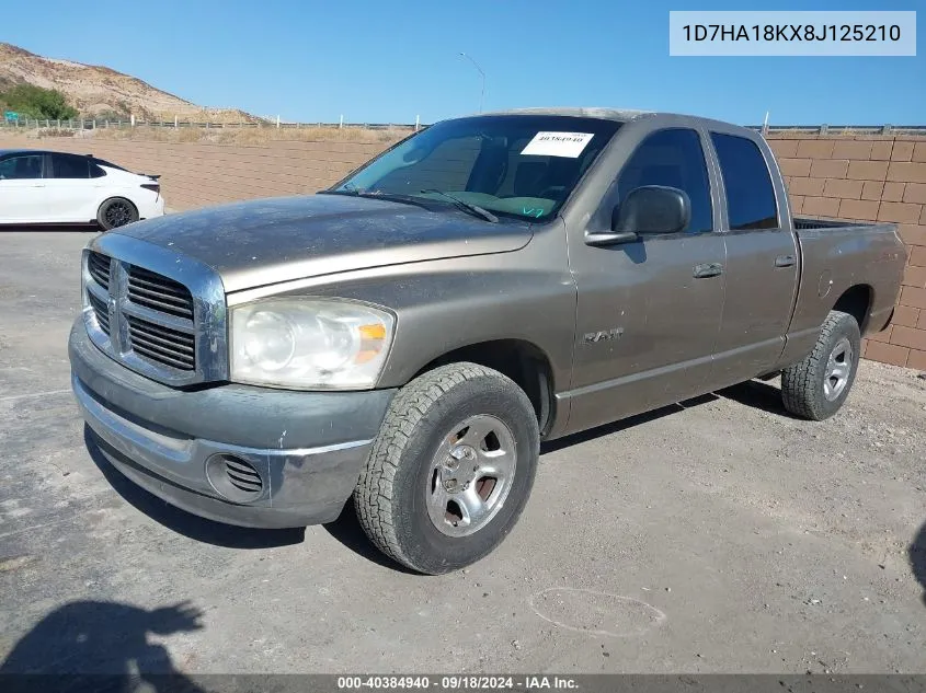 1D7HA18KX8J125210 2008 Dodge Ram 1500 St