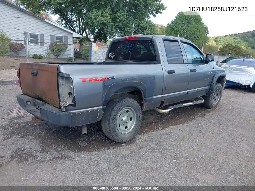 2008 Dodge Ram 1500 St/Sxt VIN: 1D7HU18258J121623 Lot: 40385594