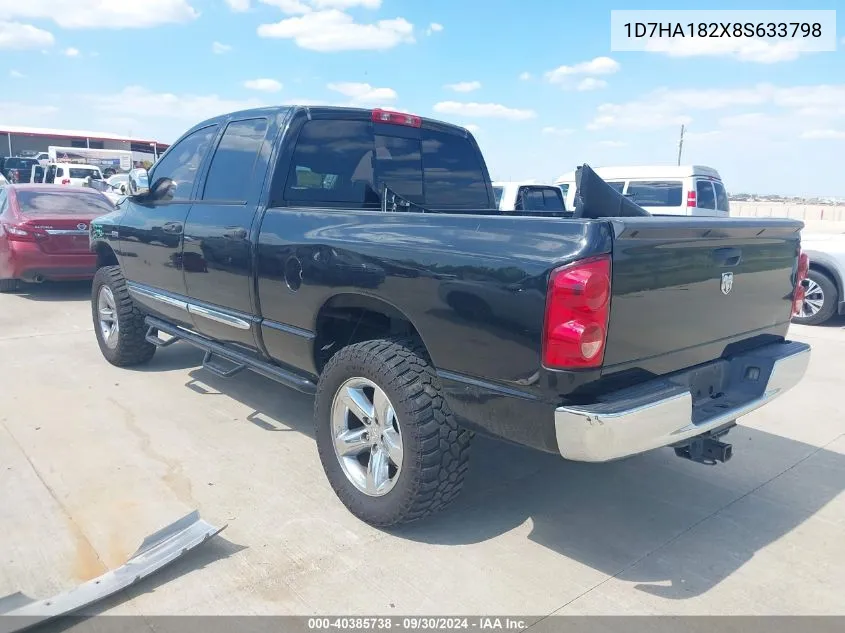 1D7HA182X8S633798 2008 Dodge Ram 1500 Laramie