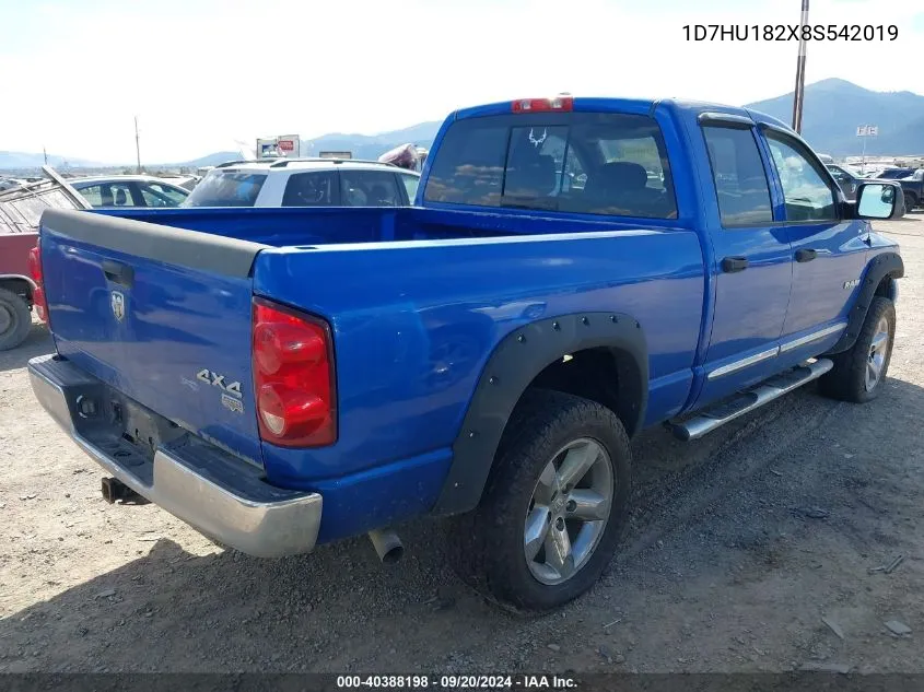 1D7HU182X8S542019 2008 Dodge Ram 1500 Laramie