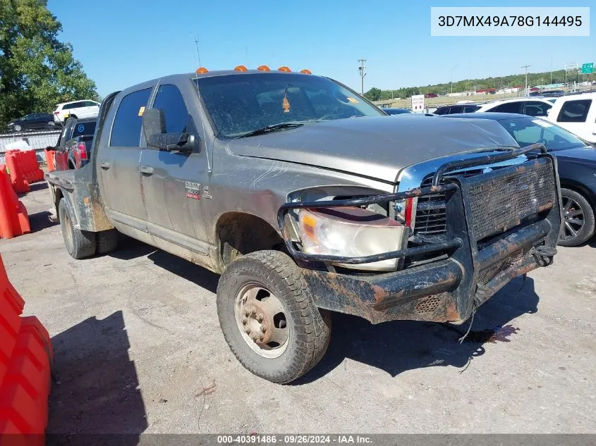 2008 Dodge Ram 3500 VIN: 3D7MX49A78G144495 Lot: 40391486