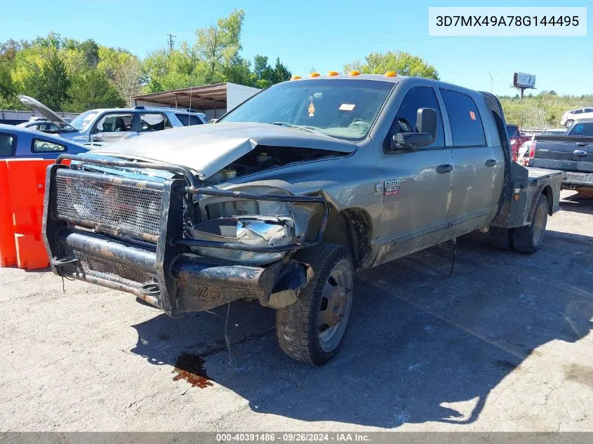 2008 Dodge Ram 3500 VIN: 3D7MX49A78G144495 Lot: 40391486