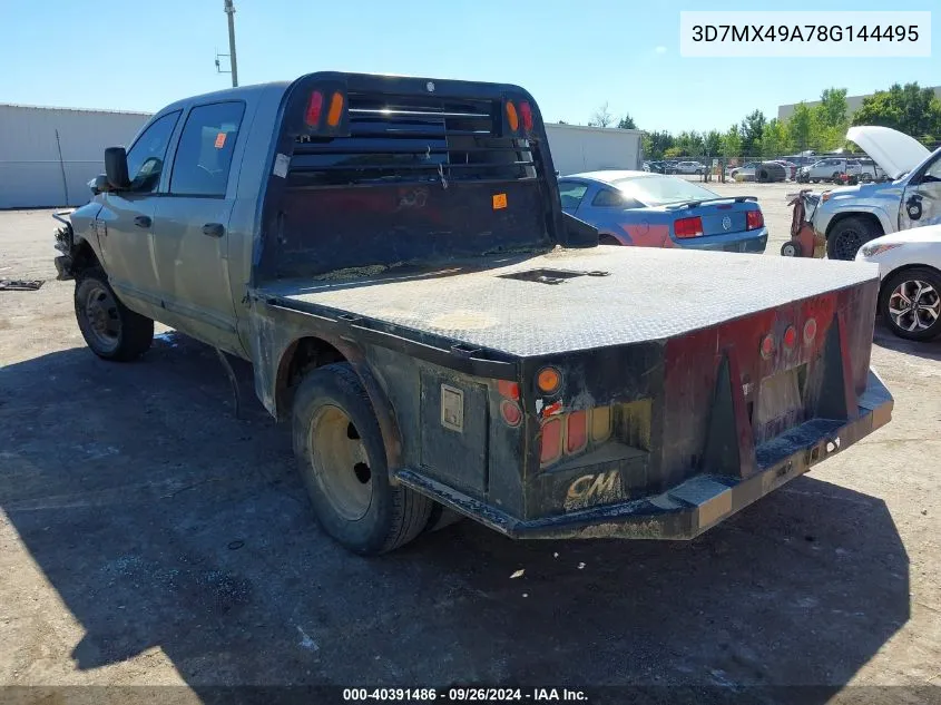 2008 Dodge Ram 3500 VIN: 3D7MX49A78G144495 Lot: 40391486