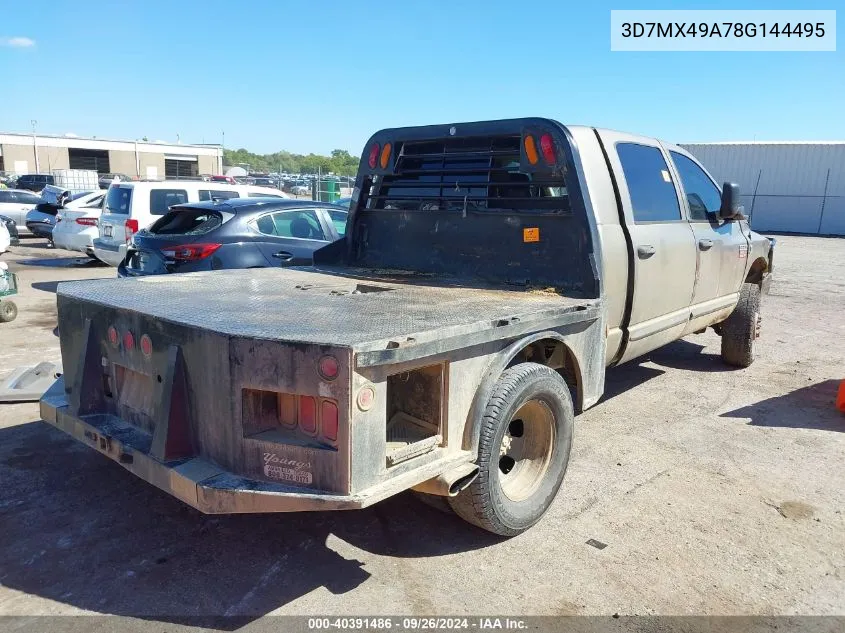 2008 Dodge Ram 3500 VIN: 3D7MX49A78G144495 Lot: 40391486