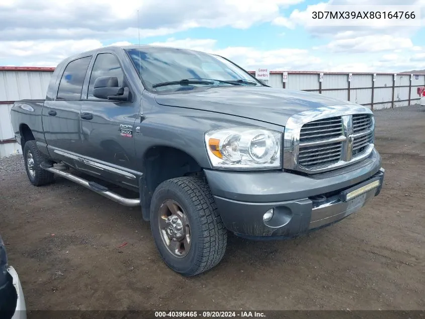 2008 Dodge Ram 3500 Laramie VIN: 3D7MX39AX8G164766 Lot: 40396465