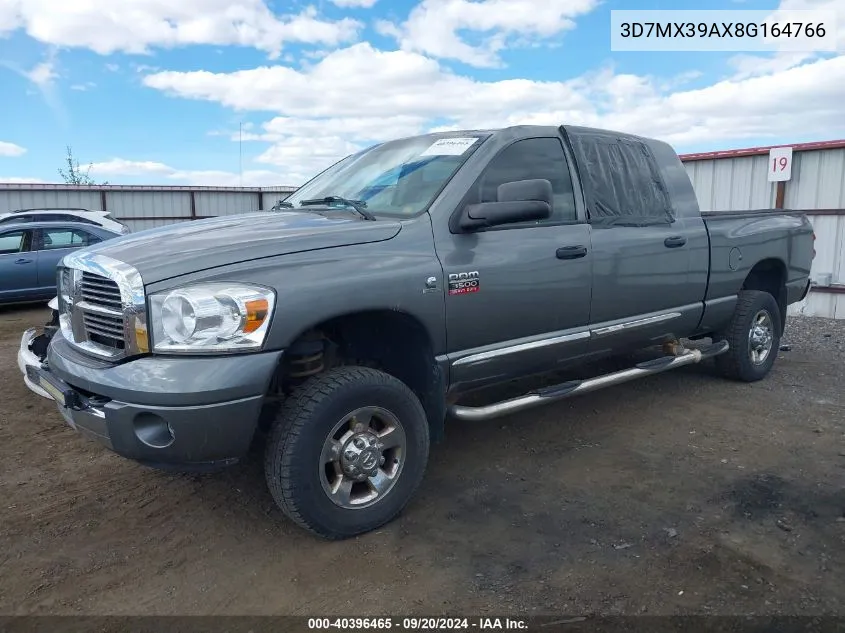 2008 Dodge Ram 3500 Laramie VIN: 3D7MX39AX8G164766 Lot: 40396465