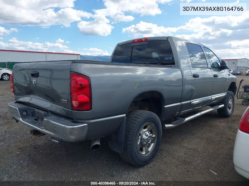 2008 Dodge Ram 3500 Laramie VIN: 3D7MX39AX8G164766 Lot: 40396465