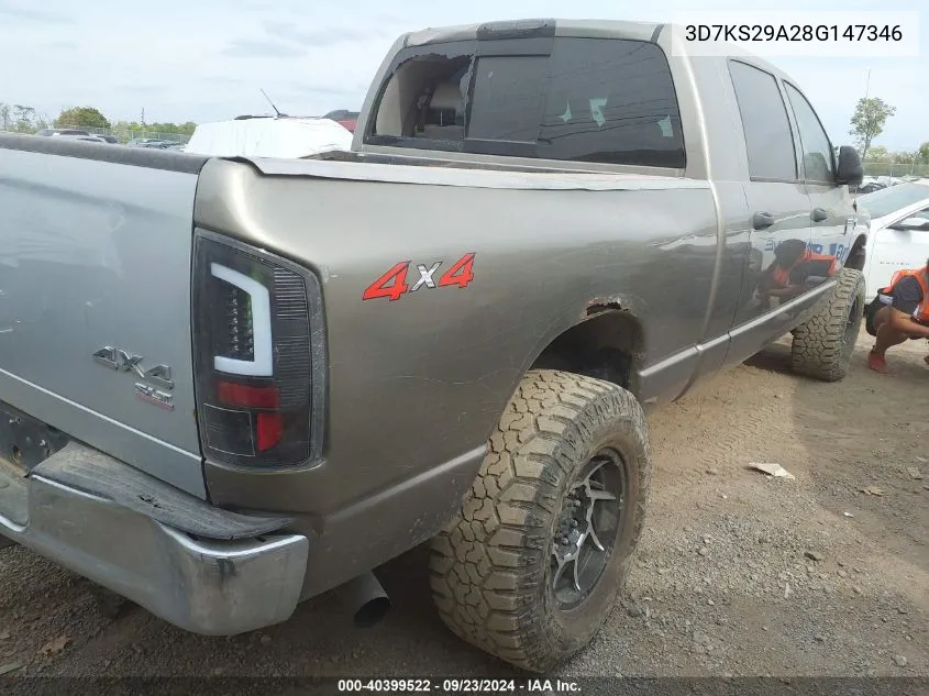 2008 Dodge Ram 2500 Laramie VIN: 3D7KS29A28G147346 Lot: 40399522