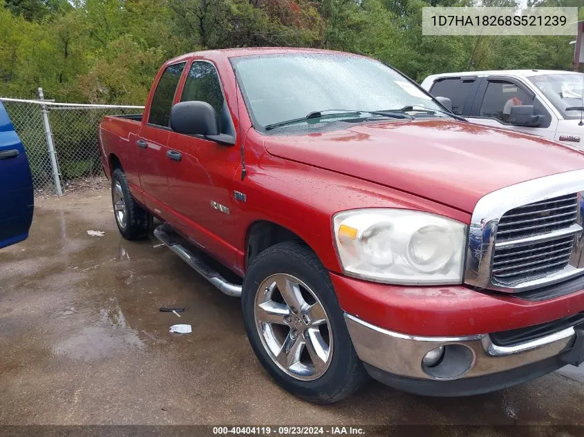 2008 Dodge Ram 1500 Slt VIN: 1D7HA18268S521239 Lot: 40404119