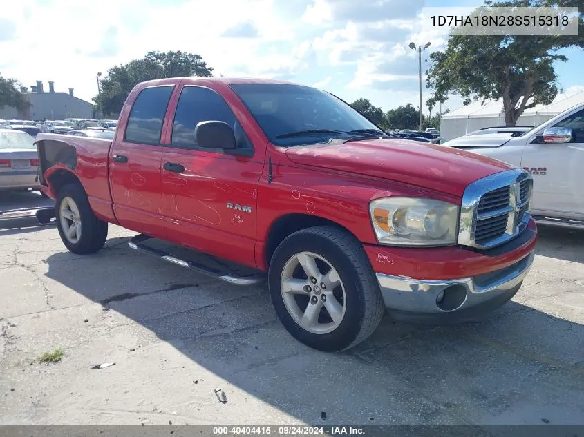 1D7HA18N28S515318 2008 Dodge Ram 1500 Slt