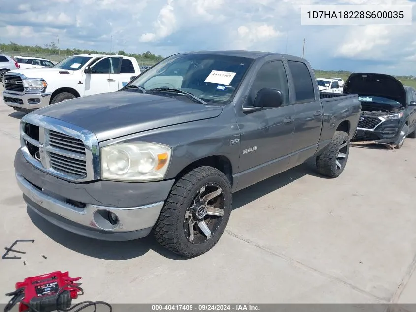 1D7HA18228S600035 2008 Dodge Ram 1500 Slt