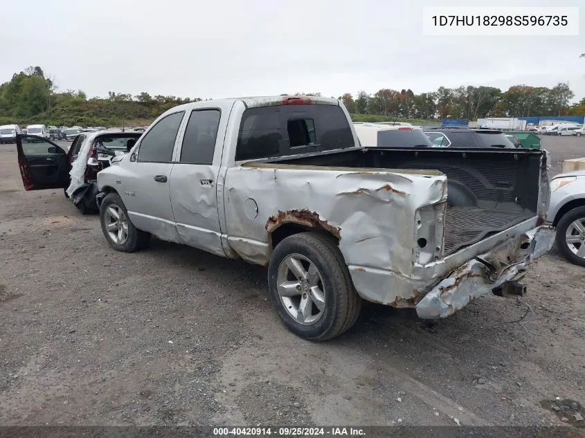 2008 Dodge Ram 1500 Slt VIN: 1D7HU18298S596735 Lot: 40420914