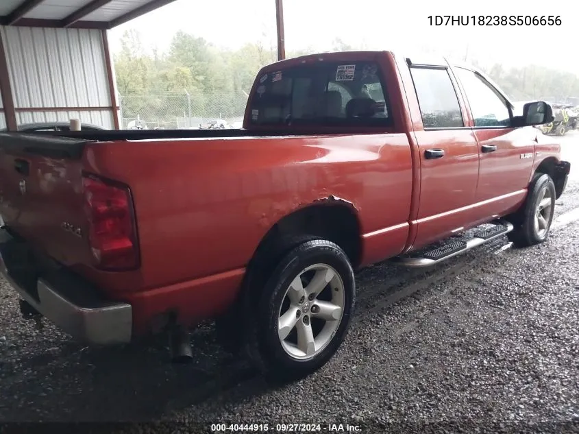 2008 Dodge Ram 1500 Slt VIN: 1D7HU18238S506656 Lot: 40444915