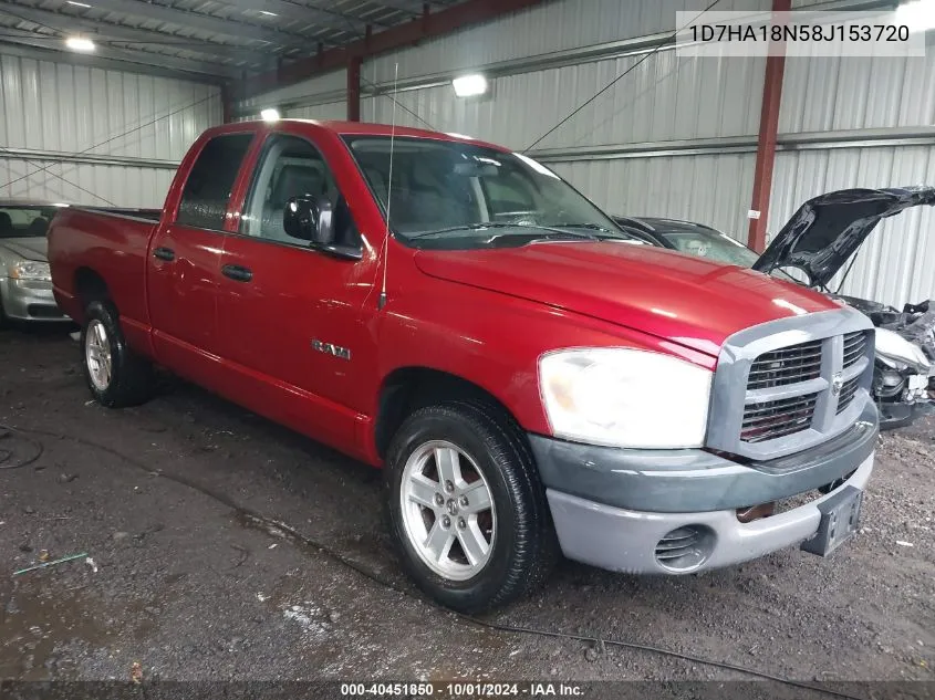 1D7HA18N58J153720 2008 Dodge Ram 1500 St/Sxt