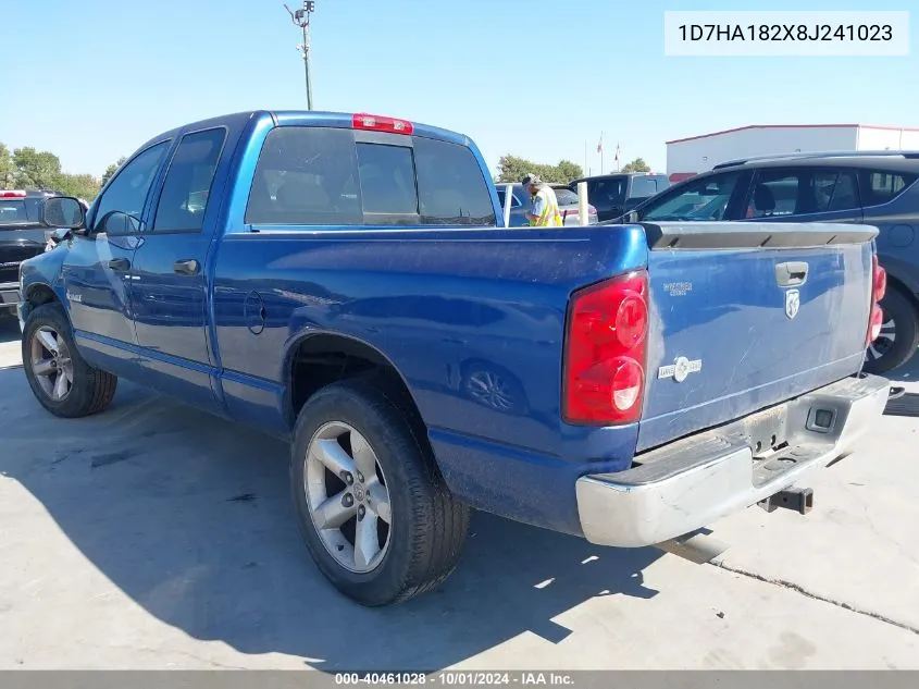 2008 Dodge Ram 1500 St/Slt VIN: 1D7HA182X8J241023 Lot: 40461028