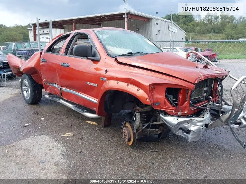 2008 Dodge Ram 1500 Slt VIN: 1D7HU18208S515704 Lot: 40469431