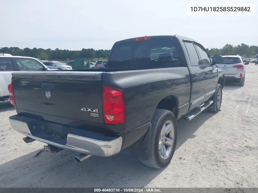 2008 Dodge Ram 1500 Laramie VIN: 1D7HU18258S529842 Lot: 40493710