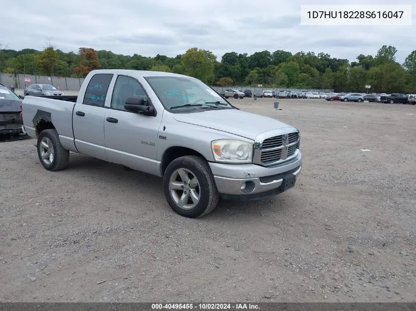 2008 Dodge Ram 1500 Slt VIN: 1D7HU18228S616047 Lot: 40495455