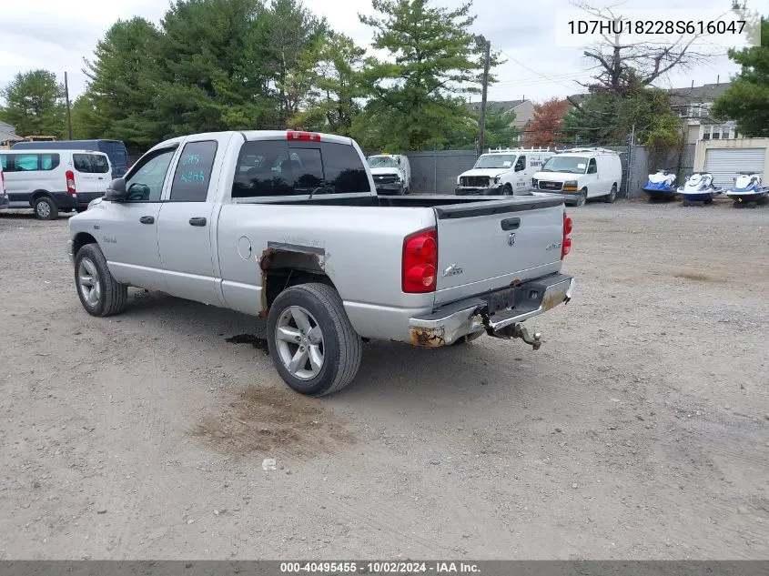 2008 Dodge Ram 1500 Slt VIN: 1D7HU18228S616047 Lot: 40495455