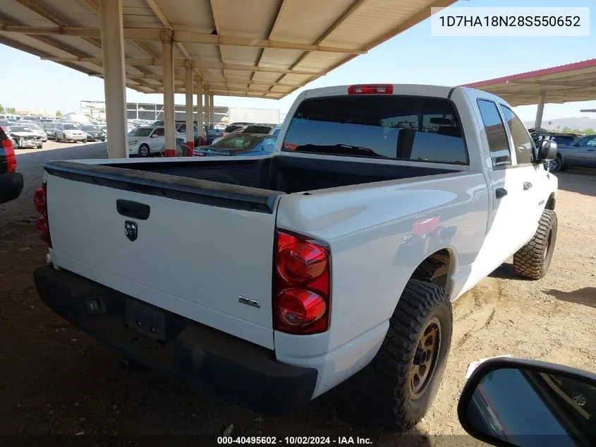 1D7HA18N28S550652 2008 Dodge Ram 1500 St/Sxt