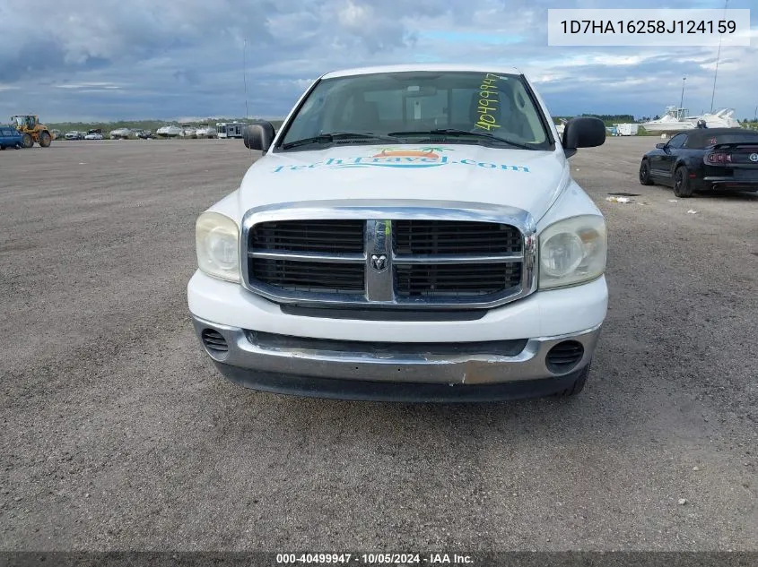 2008 Dodge Ram 1500 St/Slt VIN: 1D7HA16258J124159 Lot: 40499947