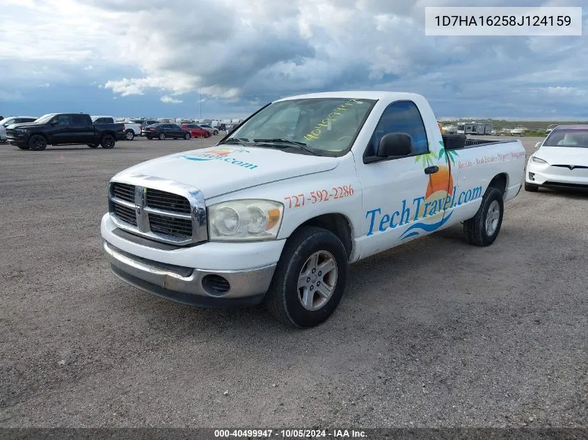 2008 Dodge Ram 1500 St/Slt VIN: 1D7HA16258J124159 Lot: 40499947