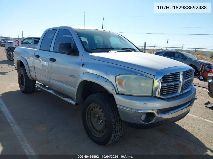 2008 Dodge Ram 1500 Slt VIN: 1D7HU18298S592488 Lot: 40499992