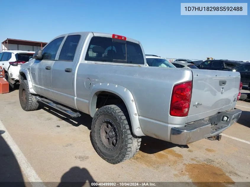 2008 Dodge Ram 1500 Slt VIN: 1D7HU18298S592488 Lot: 40499992