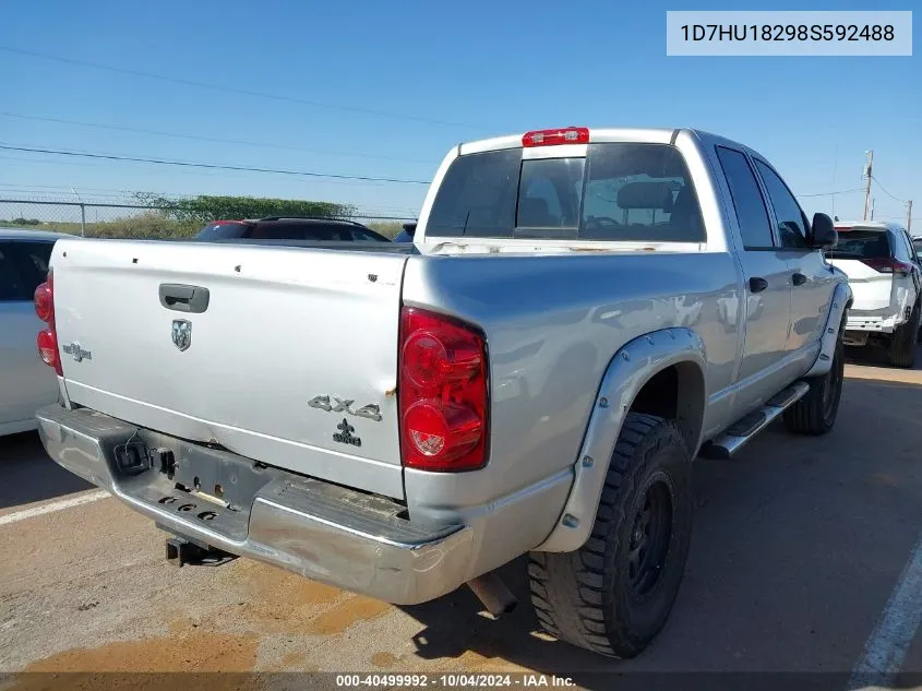 2008 Dodge Ram 1500 Slt VIN: 1D7HU18298S592488 Lot: 40499992