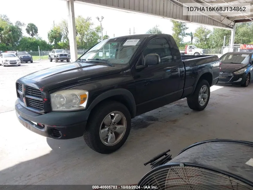 2008 Dodge Ram 1500 St/Sxt VIN: 1D7HA16K68J134862 Lot: 40505783