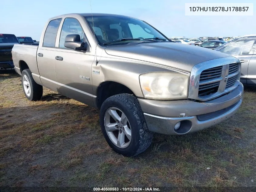 2008 Dodge Ram 1500 St/Slt VIN: 1D7HU18278J178857 Lot: 40508583