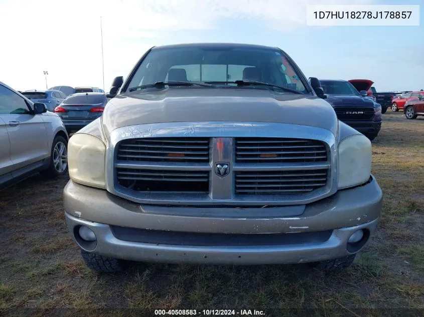 2008 Dodge Ram 1500 St/Slt VIN: 1D7HU18278J178857 Lot: 40508583