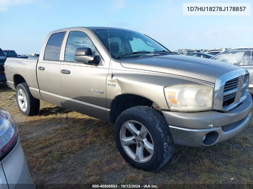 2008 Dodge Ram 1500 St/Slt VIN: 1D7HU18278J178857 Lot: 40508583