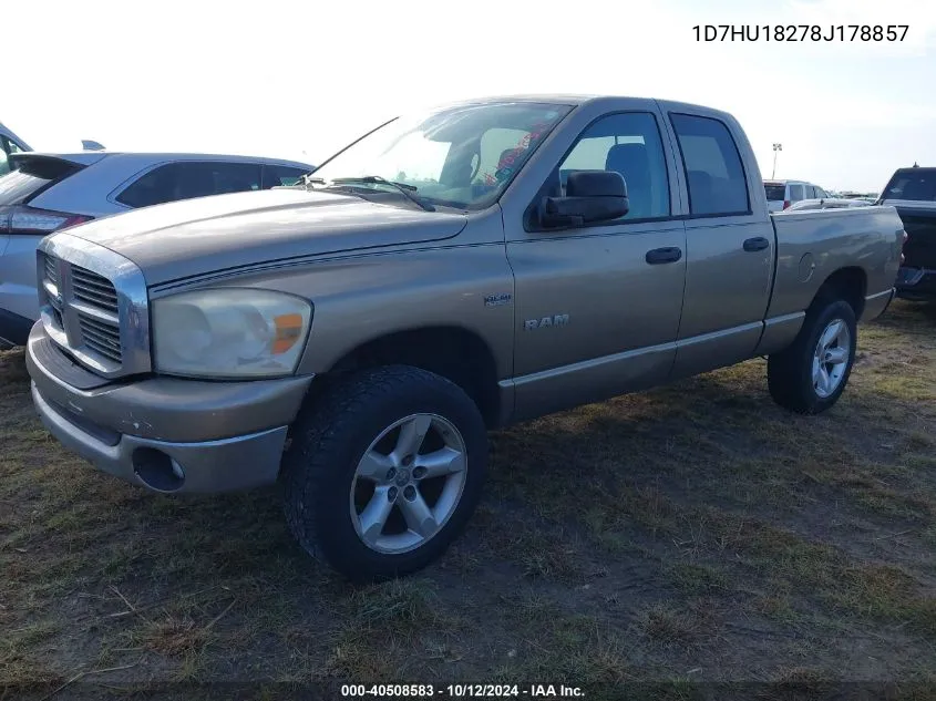 2008 Dodge Ram 1500 St/Slt VIN: 1D7HU18278J178857 Lot: 40508583