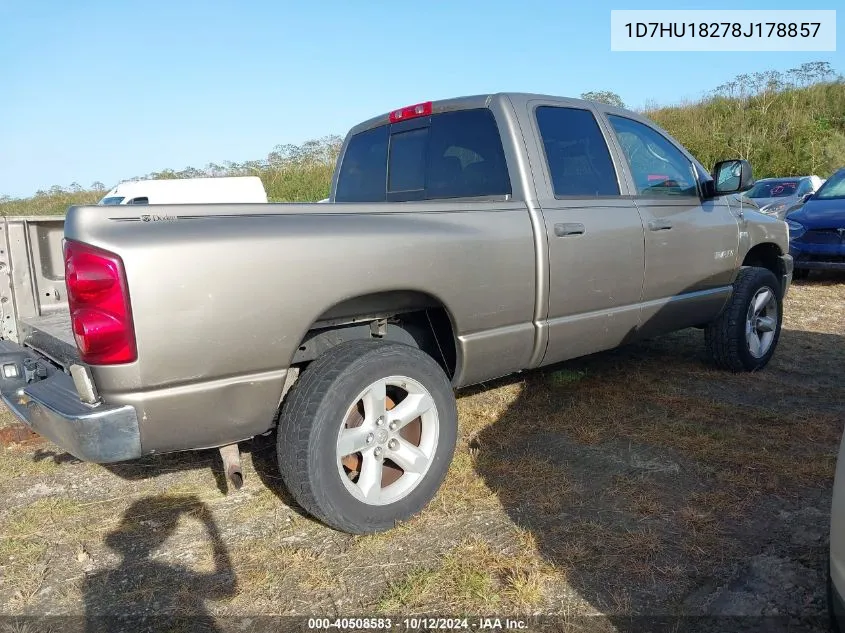 2008 Dodge Ram 1500 St/Slt VIN: 1D7HU18278J178857 Lot: 40508583