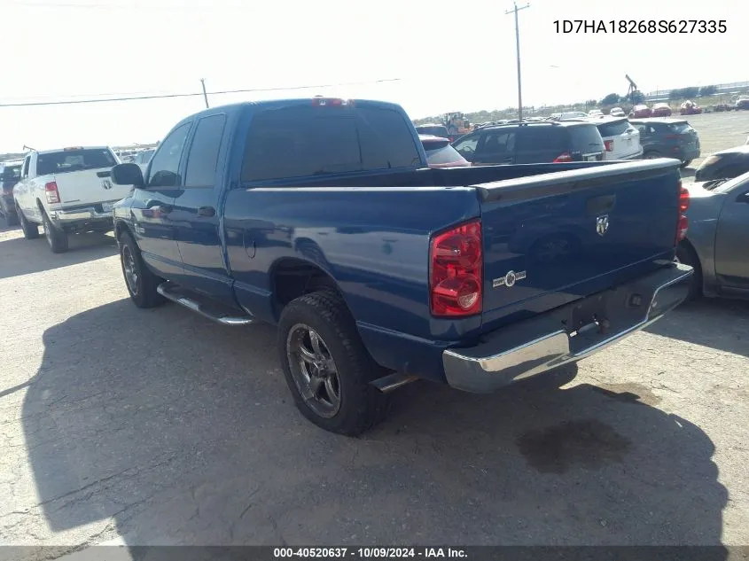 2008 Dodge Ram 1500 Slt VIN: 1D7HA18268S627335 Lot: 40520637