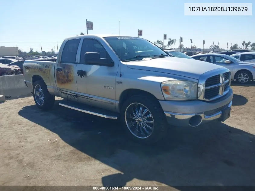 2008 Dodge Ram 1500 St/Sxt VIN: 1D7HA18208J139679 Lot: 40561634