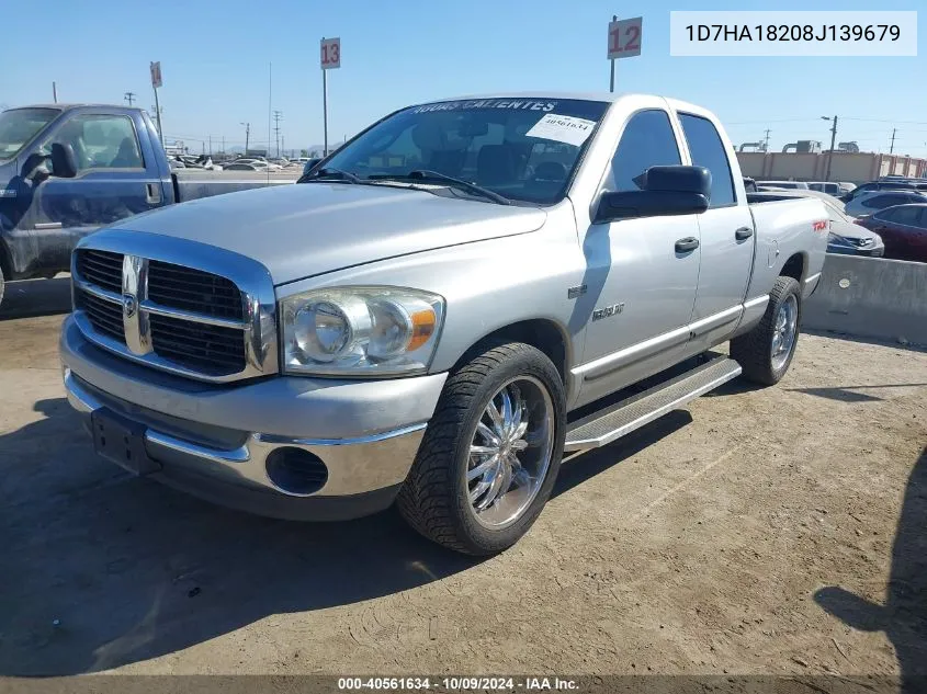 2008 Dodge Ram 1500 St/Sxt VIN: 1D7HA18208J139679 Lot: 40561634