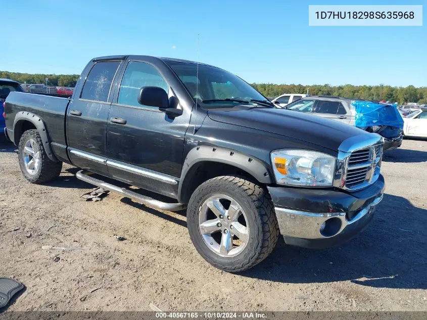 2008 Dodge Ram 1500 Slt VIN: 1D7HU18298S635968 Lot: 40567165