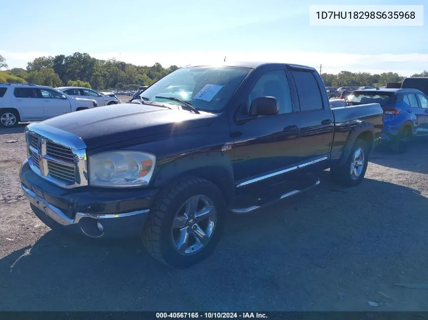 2008 Dodge Ram 1500 Slt VIN: 1D7HU18298S635968 Lot: 40567165