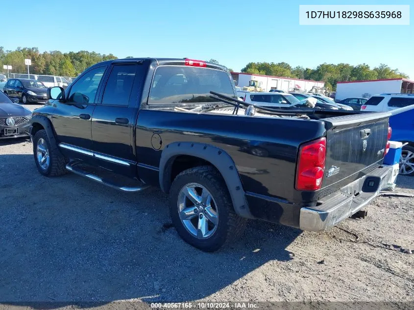 2008 Dodge Ram 1500 Slt VIN: 1D7HU18298S635968 Lot: 40567165