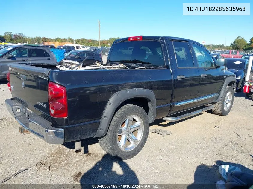 2008 Dodge Ram 1500 Slt VIN: 1D7HU18298S635968 Lot: 40567165