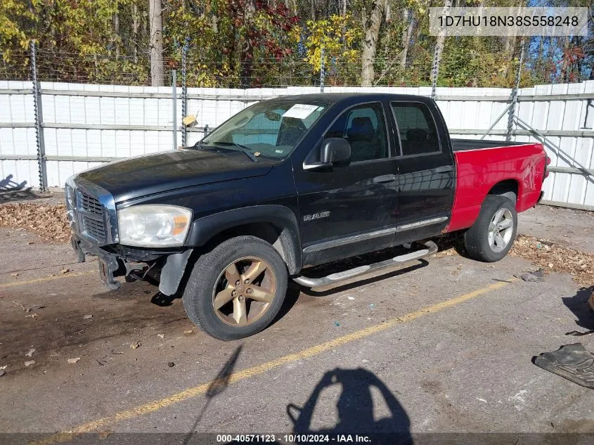 2008 Dodge Ram 1500 Slt VIN: 1D7HU18N38S558248 Lot: 40571123