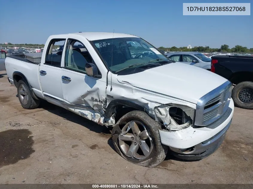 2008 Dodge Ram 1500 Slt VIN: 1D7HU18238S527068 Lot: 40590881