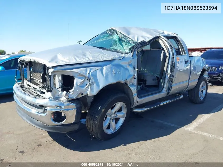 2008 Dodge Ram 1500 Slt VIN: 1D7HA18N08S523594 Lot: 40592676